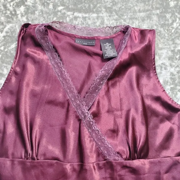 Apostrophe Petite Lace Satin Top‎ - Image 3