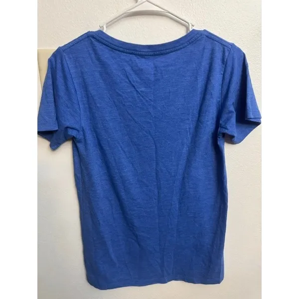 Blue 84 Florida Gators Womens V-Neck T-Shirt Royal Blue Heathered Tri-Blend (G) - Image 2