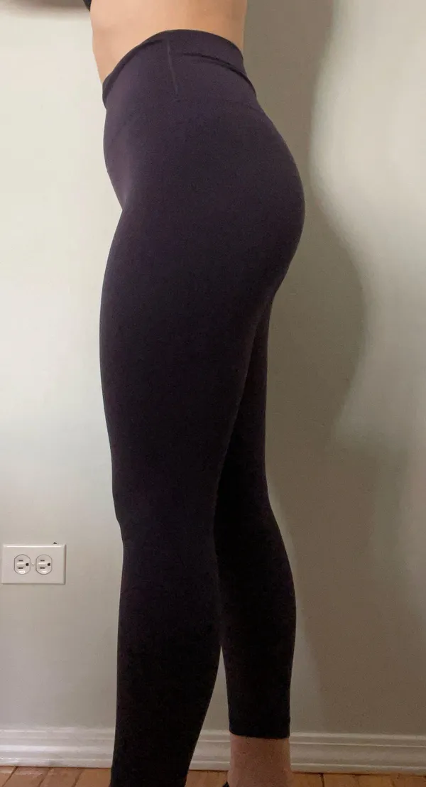 Navy Blue Full Length Leggings - Image 3