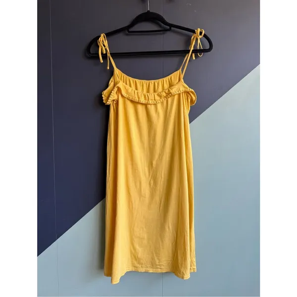 Sezane 100% Cotton Darcy Dress, Size S, Sunset Yellow, VGUC - Image 4