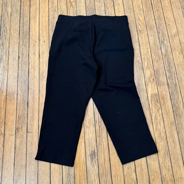 Torrid Cropped Pants‎ Stretch Career Casual Black Torrid Size 0 - Image 7