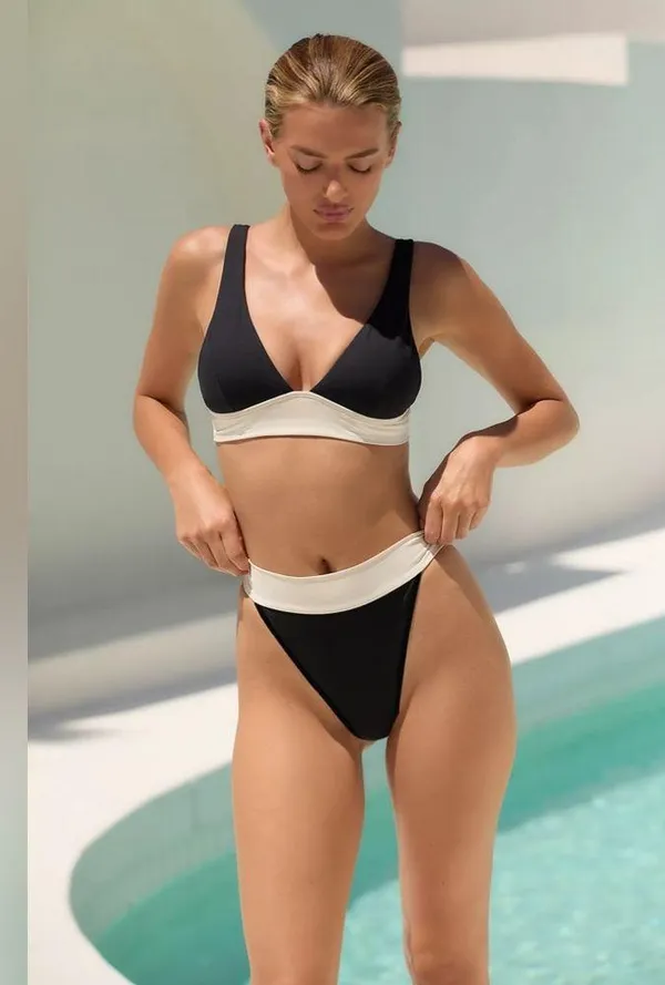 LSPACE Lola Bitsy High-Waisted Bikini Bottoms, Size Medium, $99 - Image 6