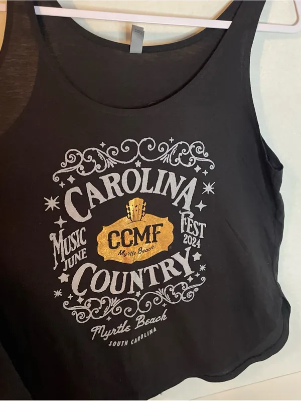 CCMF Myrtle Beach SC Tank Top Womens XXL 2024 Carrie Underwood Morgan Wallen - Image 10