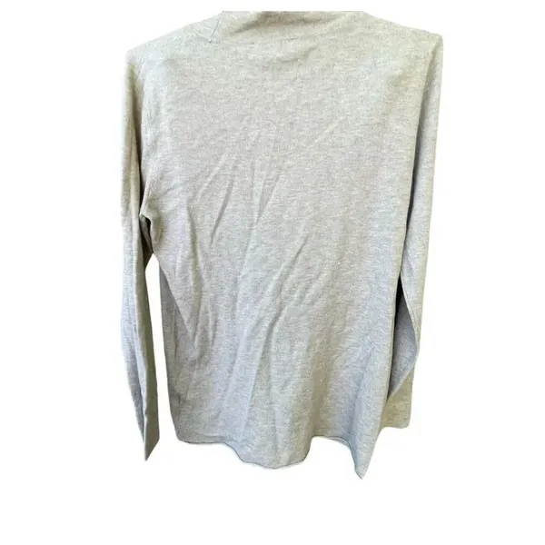 Sisters size M Taupe sweater relaxed fit viscose blend closet staple preppy - Image 3
