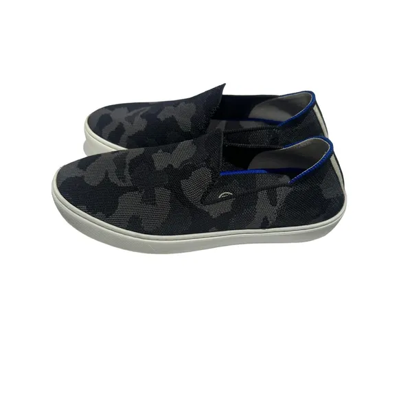 ROTHY'S The Sneaker Camo Slip On Womens Black Gray Casual Comfort Shoe 7.5 S11-6 - Image 2