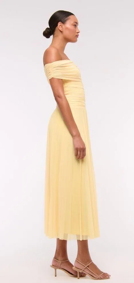 Abercrombie & Fitch -Giselle Drop-Waist Mesh Maxi Dress - Image 2