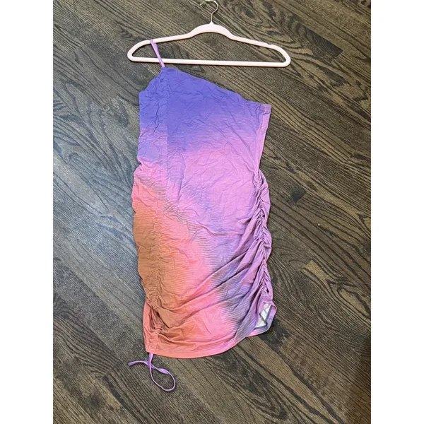 Paloma Wool Valie Lilac Mini Dress Size Large Sundress Bodycon - Image 3