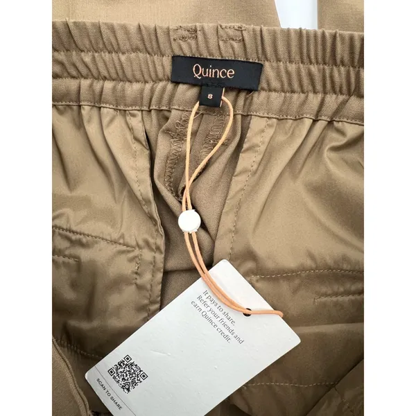 NWT‎ Quince Italian Wool Straight Leg Pants Sahara Camel Sz 8 - Image 6