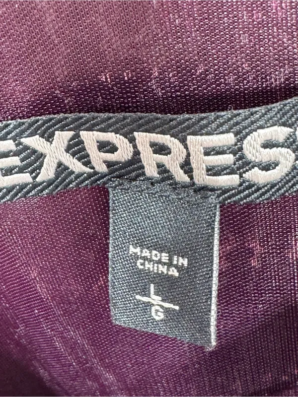 Express Sequin Ombre Mini Tank Dress Purple Pink Large Sleeveless Party Cocktail - Image 10