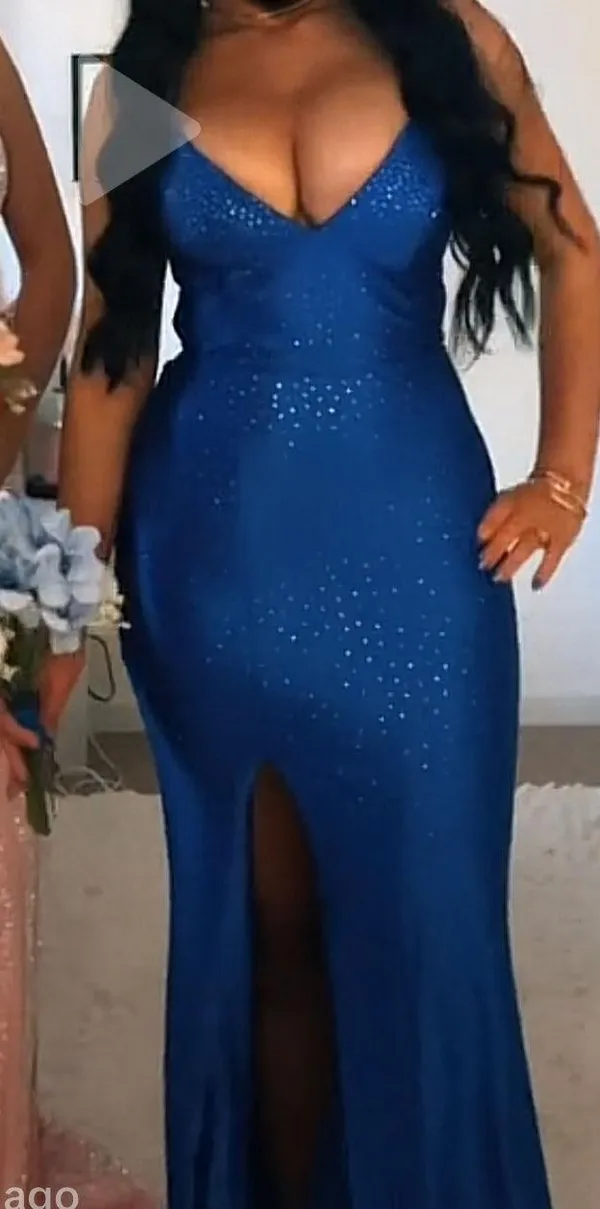 Prom dress Blue Size 4 - Image 2