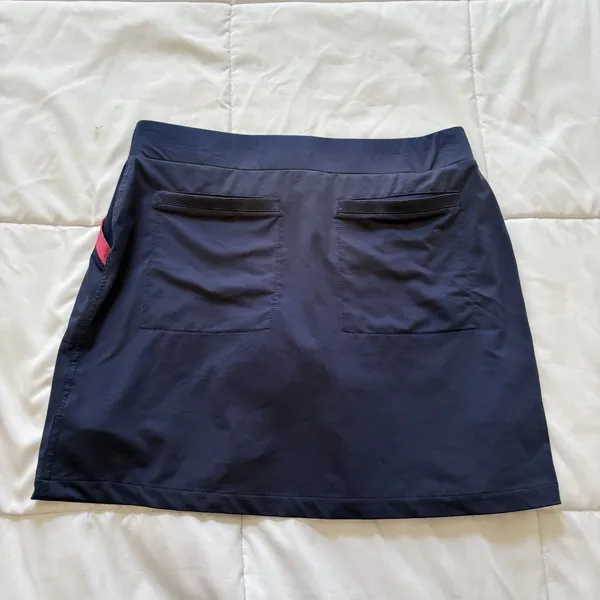 Belyn Key Skirt Skort Womens Small Blue‎ Tennis Golf Pickleball Preppy Pockets - Image 8