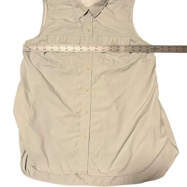 Eddie Bauer Women’s Travex Mountain Ripstop Sleeveless Shirt Seafoam Green S - Image 6