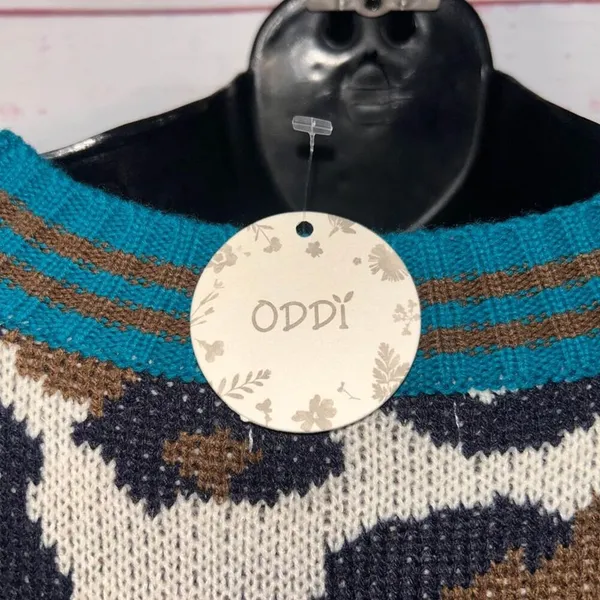 New | Women’s 1x/2x Oddy Boutique Leopard Print Sweater - Image 8