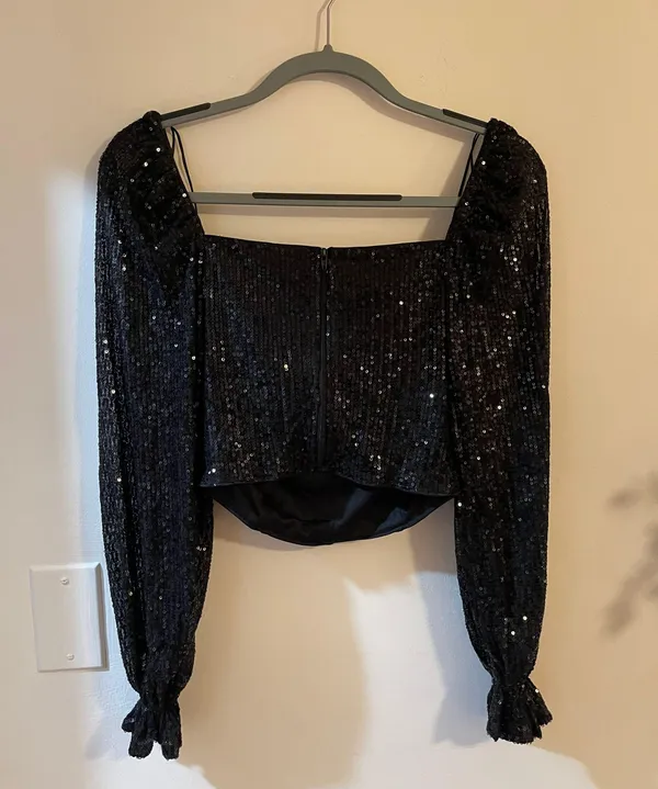 Windsor Long Sleeve Sparkle Top - Image 3