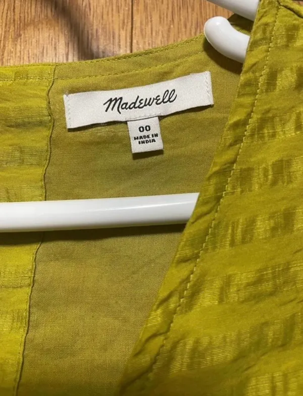 Madewell Kirkley Green Dress - Image 6