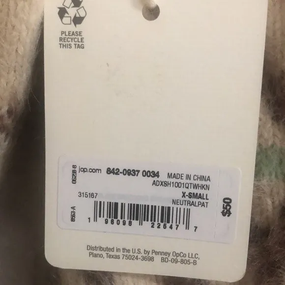 A.N.A. Size XS Oversized Open Front Cardigan - Image 5