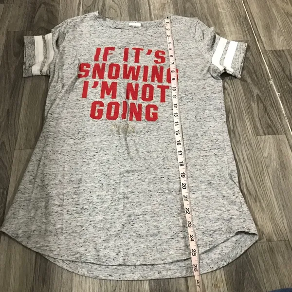 Victoria’s Secret PINK Grey T-Shirt; size small women’s - Image 5