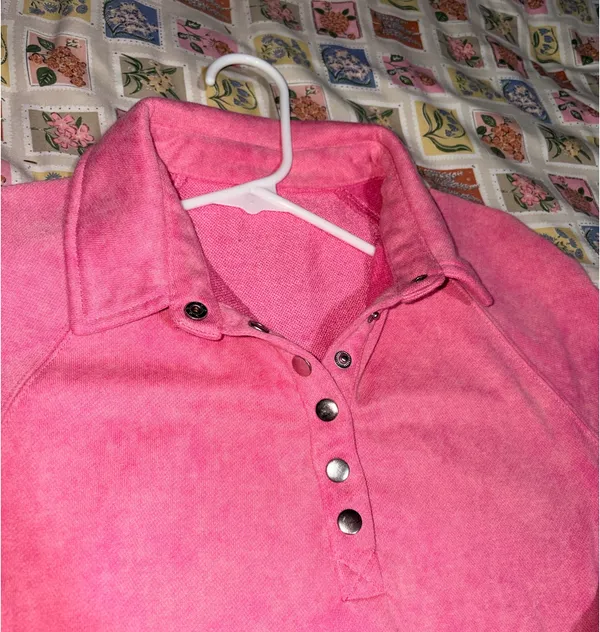 Pink Snap Pullover - Image 2