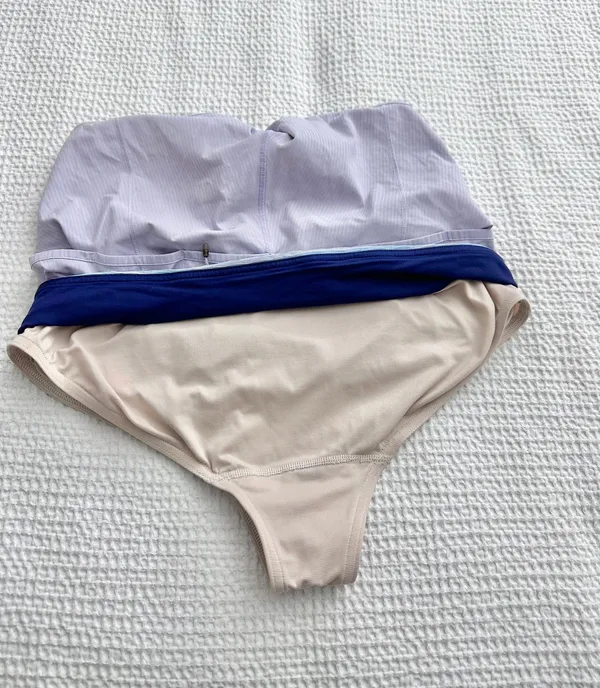 Lululemon Speed Short *4-way Stretch Lilac / Wave Twist Lilac Caspian Blue - Image 5