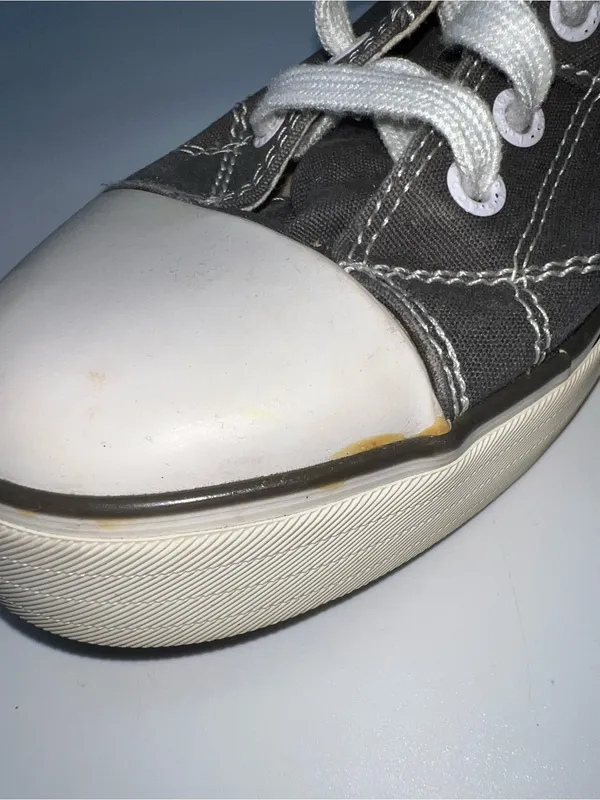 Levi's Women's High-Top Sneakers in Gray Cotton with White Midsoles-Size 10 - Image 10