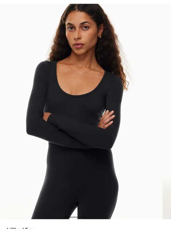 Aritzia Wilfred Free Maxe Jumpsuit BROWN - Image 5