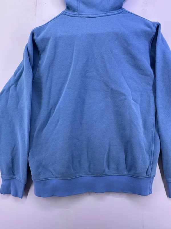 Vintage Nike Light Blue Hoodie Size Medium - Image 12