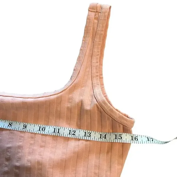 Aerie Offline Cropped Tank Size Medium Ribbed Top Stretchy - Image 4