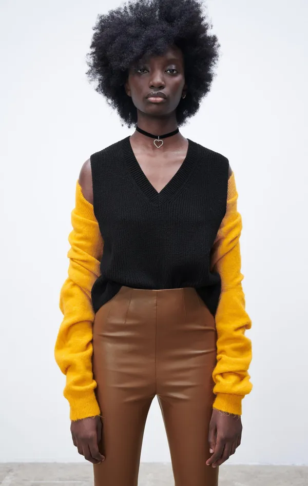 nwt high waisted faux leather leggings pants - Image 8