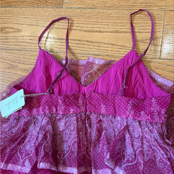 Anthropologie Let Me Be Tiered Midi Dress NWT M Romantic Wedding Guest Fairycore - Image 6