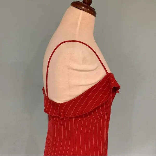 Etophe Studios Women Stripped Red Casual Good Girl‎ Dress Size Small - Image 3
