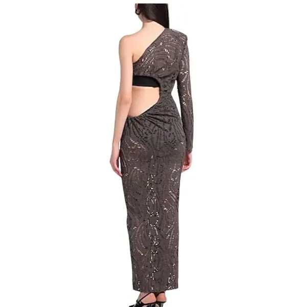 Bronx and Banco Mayan Dress in Brown M - Image 3