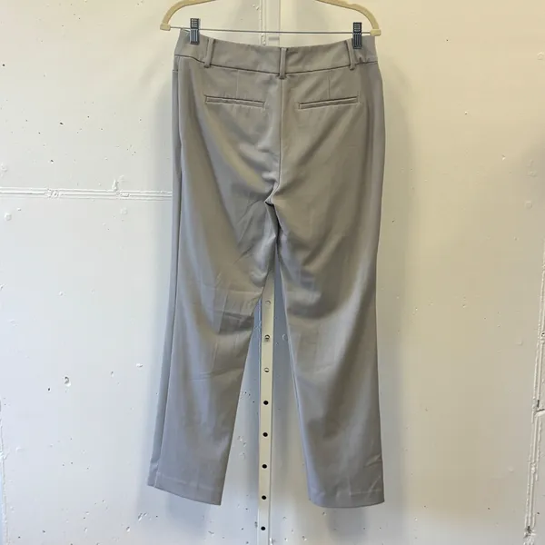 Ann Taylor Factory Gray Straight Leg Dress Pants Womens Size 4 Business Casual - Image 2