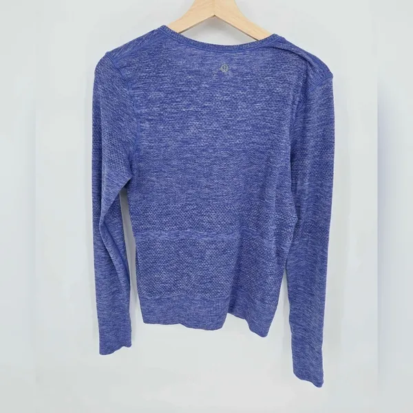 Lululemon Swiftly tech Blue Long Sleeve Size large - Image 5
