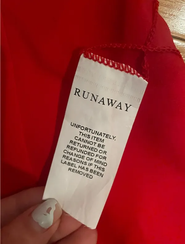 RUNAWAY THE LABEL Lottie Dress Red - Image 5