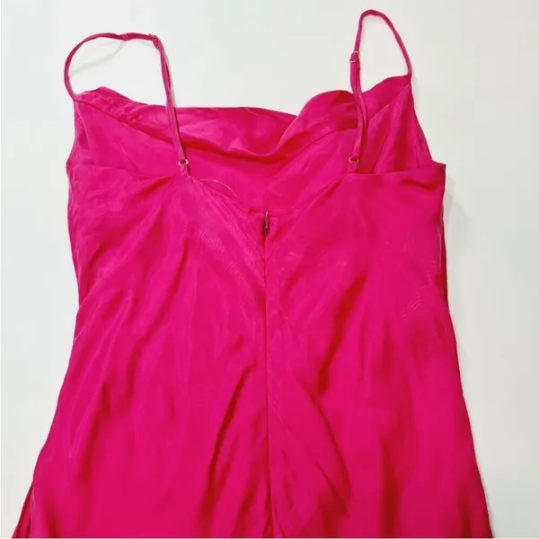 Lovers and Friends Noah Wrap Dress‎ Hot Prink size xS Midi Barbiecore - Image 10