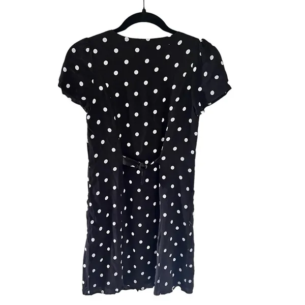 Urban Outfitters Lola Polka Dot Button Down Mini Dress - Image 4