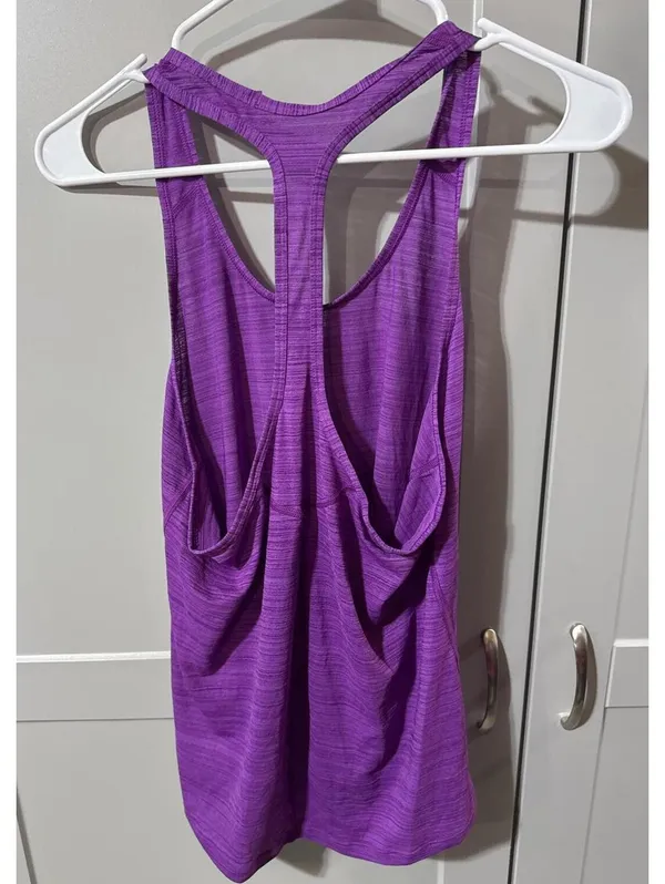 Nike Purple Racerback Athletic Tank Top Size M - Image 3