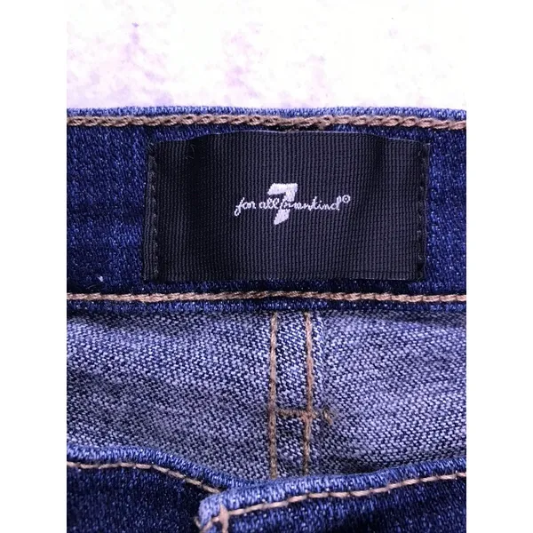 7 For All Mankind Jeans Womens 29 Blue Bootcut Denim Casual - Image 2