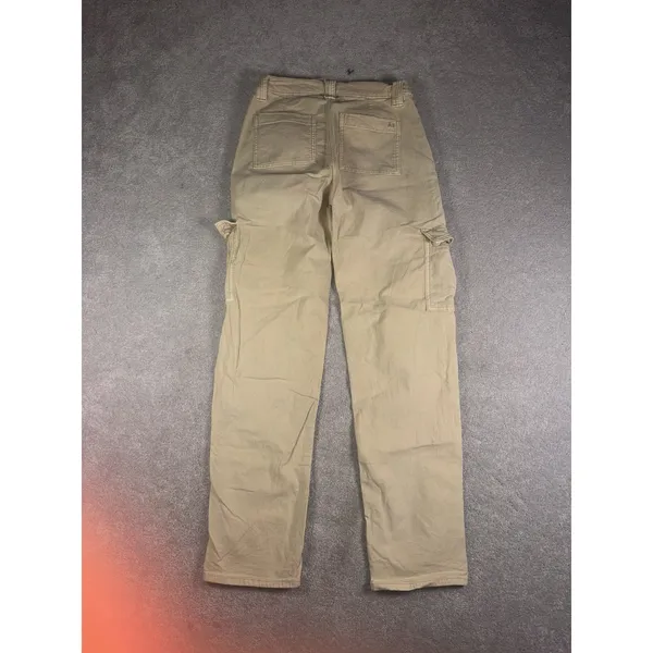 american eagle womens cargo pants straight leg tan 2 reg - Image 8
