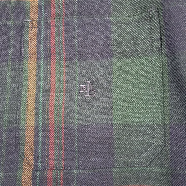 Lauren Ralph Lauren Women Worsted Wool Plaid Button Down Tartan‎ Large - Image 4