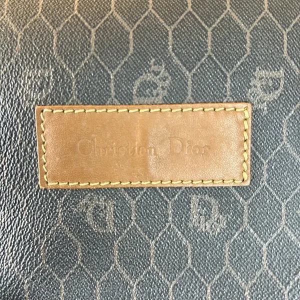 Christian Dior Black Honeycomb Trotter Boston Duffle Travel Bag 45cm - Image 3