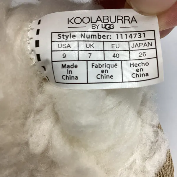 Koolaburra by UGG Victoria Mini Boots Sand Beige Suede Womens Sz 9 EUC - Image 8