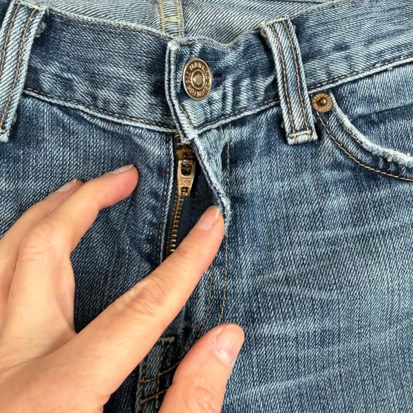 7 For All Mankind 27 Jeans Flare Low Rise Boho Retro Distressed Medium Blue Wash - Image 7
