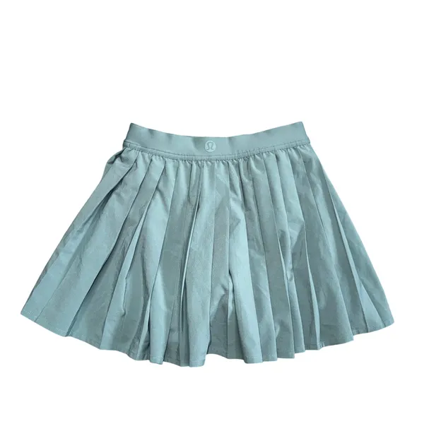 Lululemon Varsity Pleated Skort Women 2 Tidewater Teal Excellent Tennis Skirt - Image 3