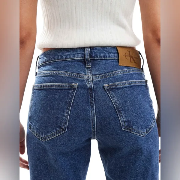 Calvin Klein Straight Leg Jeans Size 14 - Image 3