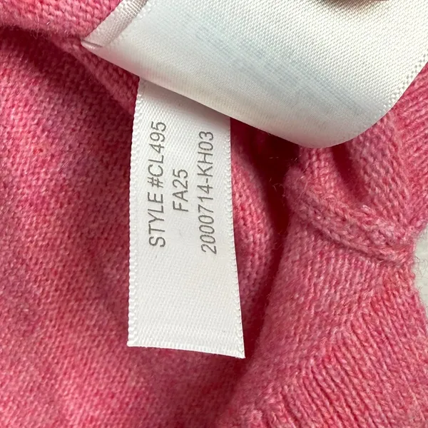 J.Crew Pink Cotton Wool Blend Raglan Crew‎ Neck Sweater CL495 Womens Small - Image 8