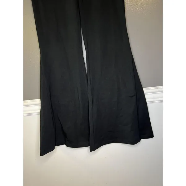 OFFLINE By Aerie Leggings Womens Medium Black Foldover Hi Rise Flare Yoga Pants - Image 4
