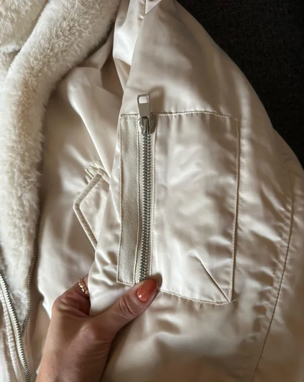 Oversized Reversible Bomber Jacket - Image 4