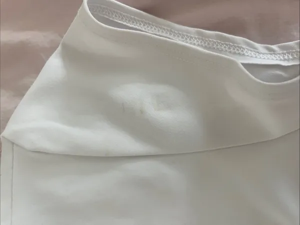 Free People White Square-Neck Short Sleeve Bodysuit - Image 3