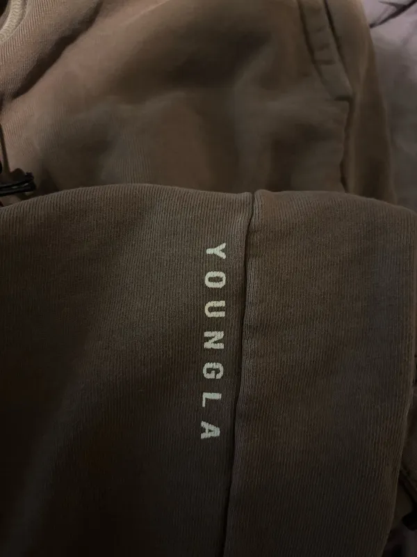 YoungLa Men’s Sweatpants Brown Size M - Image 3